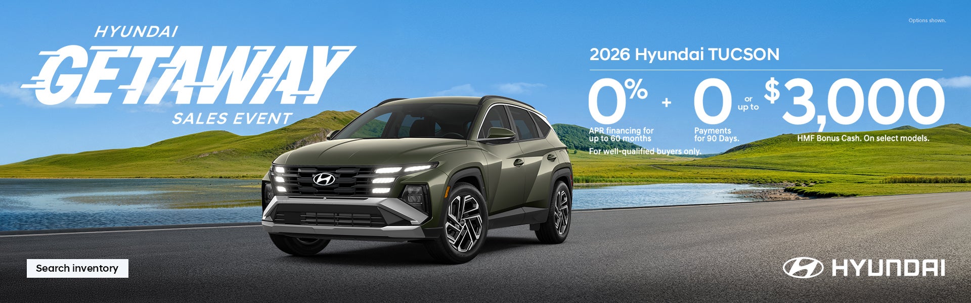 2026 Hyundai Tucson APR or Bonus Cash Offer